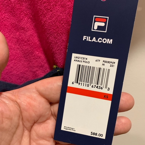 Fila Tennis Shirt Vintage Retro Style Look. FILA Analu Polo. - Picture 7 of 7